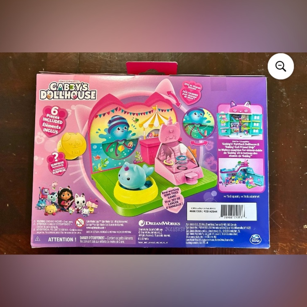 DreamWorks Gabby's Dollhouse Carnival Playset with Pink and Yellow Accents - Picture 3 of 3